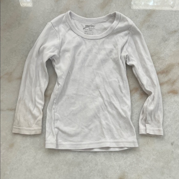 Carter's Classic White Long Sleeve Tee - Picture 1 of 6